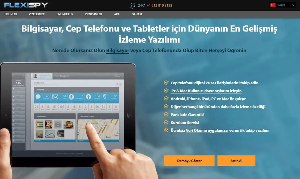 FlexiSPY: Gelişmiş Donanım Kontrolü ve Derin Sistem Entegrasyonu