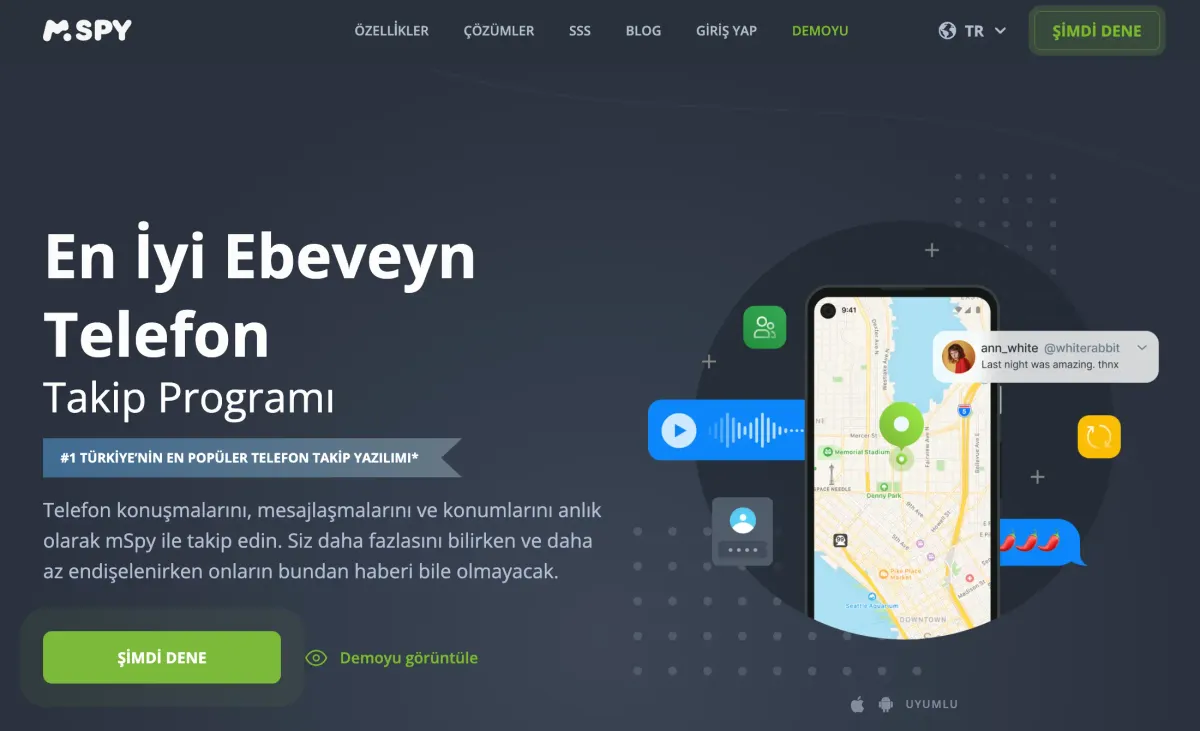 mSpy: İstikrarlı ve Kullanıcı Dostu Ebeveyn Kontrolü